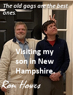 Ron and son Glenn in New Hampshire.